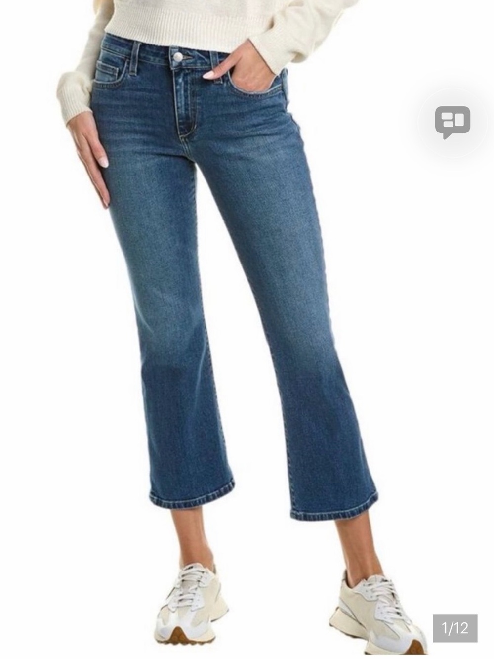 NWT Joe's Mid-Rise Tulip Crop Boot Cut Jean (30)